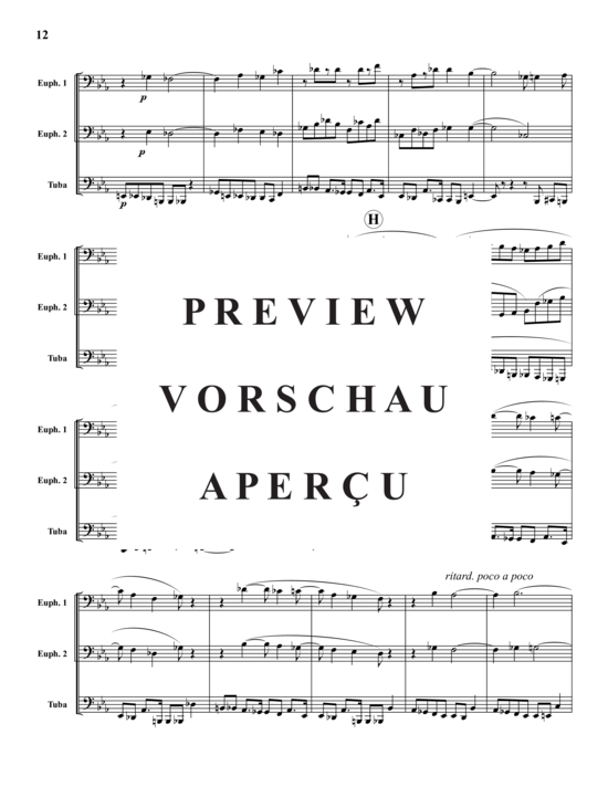 Produktgalerie: Seite 14 von 21 Zwei Nachtstücke , , (2x Euphonium + Tuba)