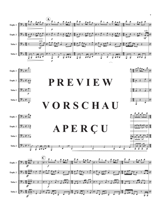 Product gallery: Page 8 of 21 Suite in F- 4 Sätze , , (Tuba Quartet: 2x Baritone, 2xTuba)