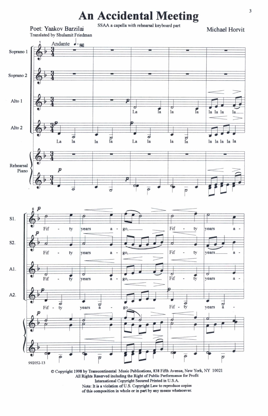 Produktgalerie: Seite 1 von 1 A Child's Journey, Michael Horvit, Chor