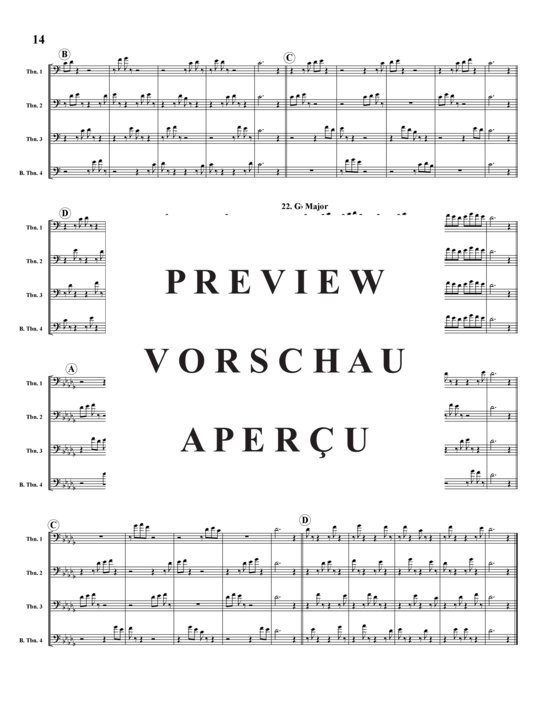 Product gallery: Page 15 of 21 Donut Etudes Vol 2 , , (Trombone Quartet)