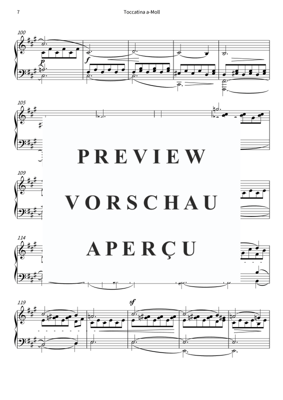 Product gallery: Page 9 of 11 Toccatina A-Moll - aus Soirées musicales op. 6 Nr. 1, , Solo Piano
