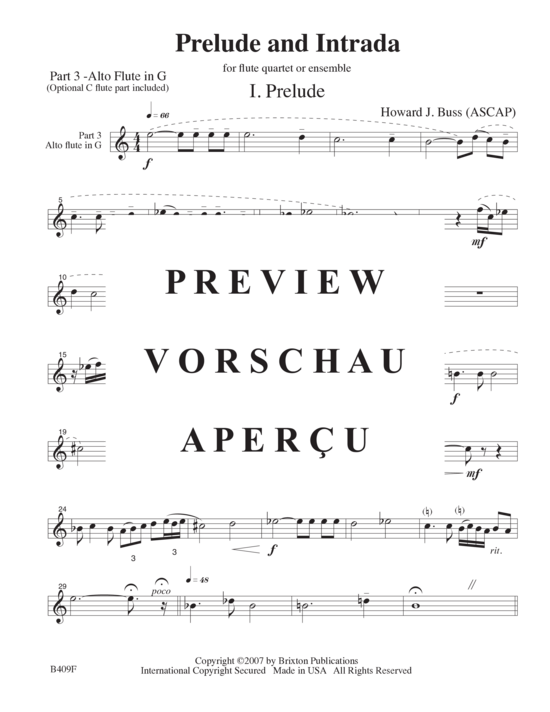 gallery: Prelude and Intrada , , (4 Flöten oder Ensemble)