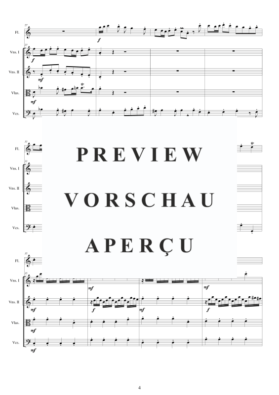 Product gallery: Page 5 of 11 Flöten Konzert in A-Moll, , Flute Solo and String Orchestra