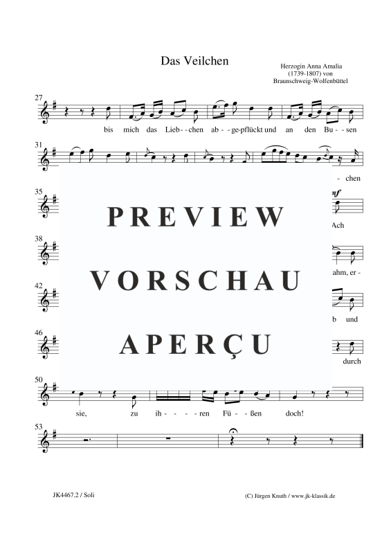 Produktgalerie: Seite 7 von 11 Das Veilchen, , Gesang hoch und Klavier