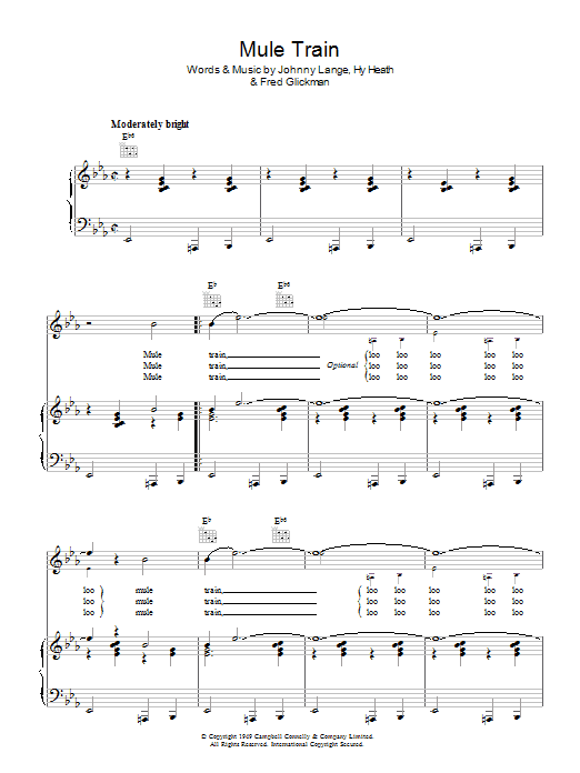 Product gallery: Page 1 of 1 Mule Train, Frankie Laine