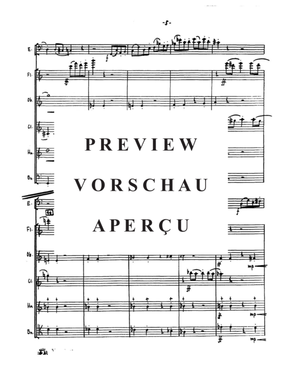 Produktgalerie: Seite 7 von 21 Sextet , , (Gemischtes Ensemble für Holzbläser Quintett + Euphonium Solo)