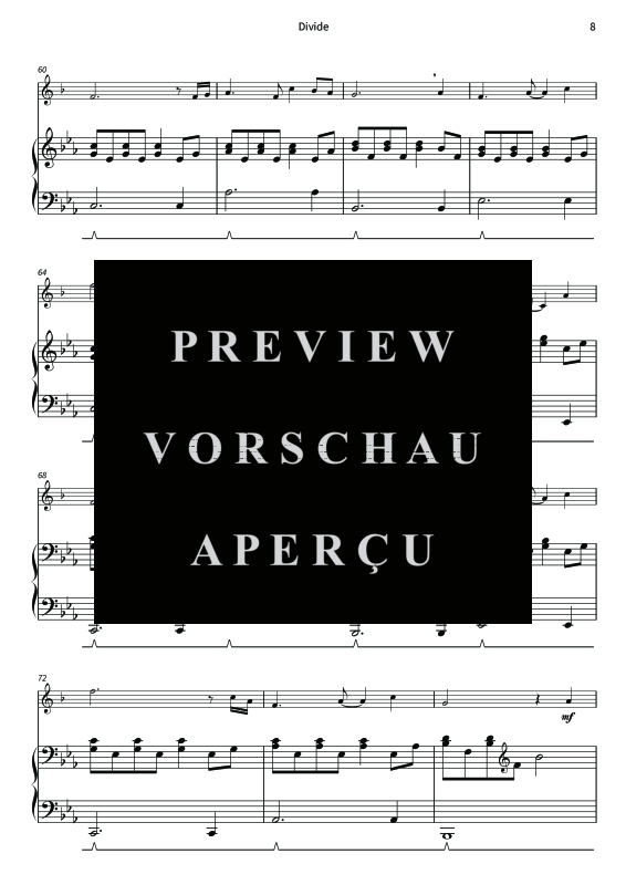 gallery: Divide - Gentle Melodies for Weddings, Church, and Other Occasions, , Trompete in B und Klavier