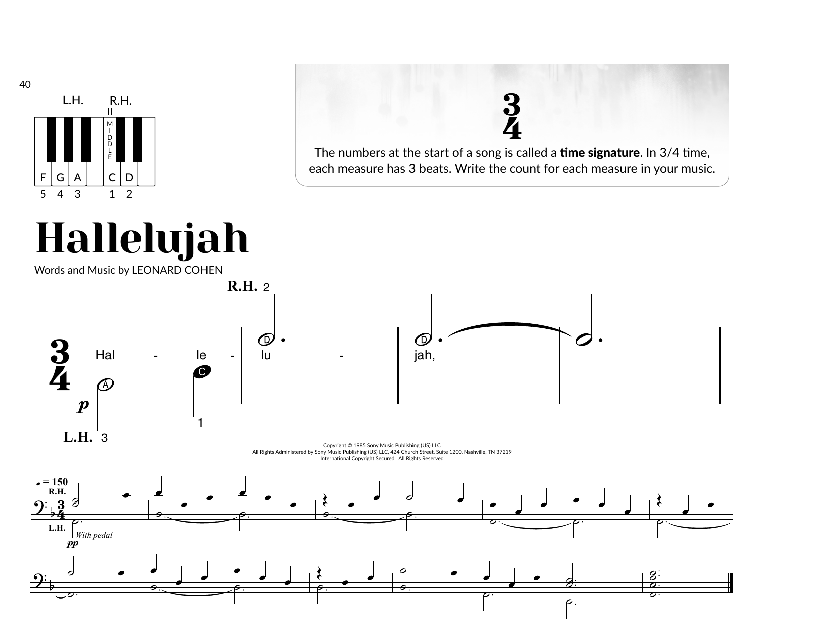 Produktgalerie: Seite 1 von 1 Hallelujah (arr. Brittany McCorriston), Leonard Cohen