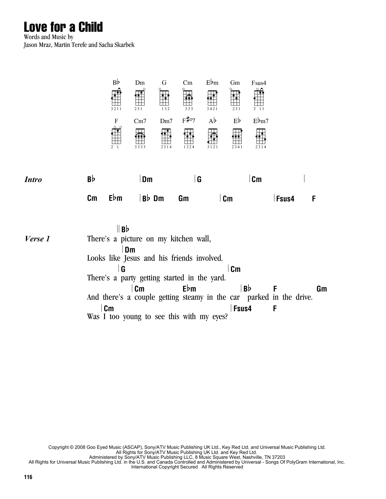 Product gallery: Page 1 of 1 Love For A Child, Jason Mraz