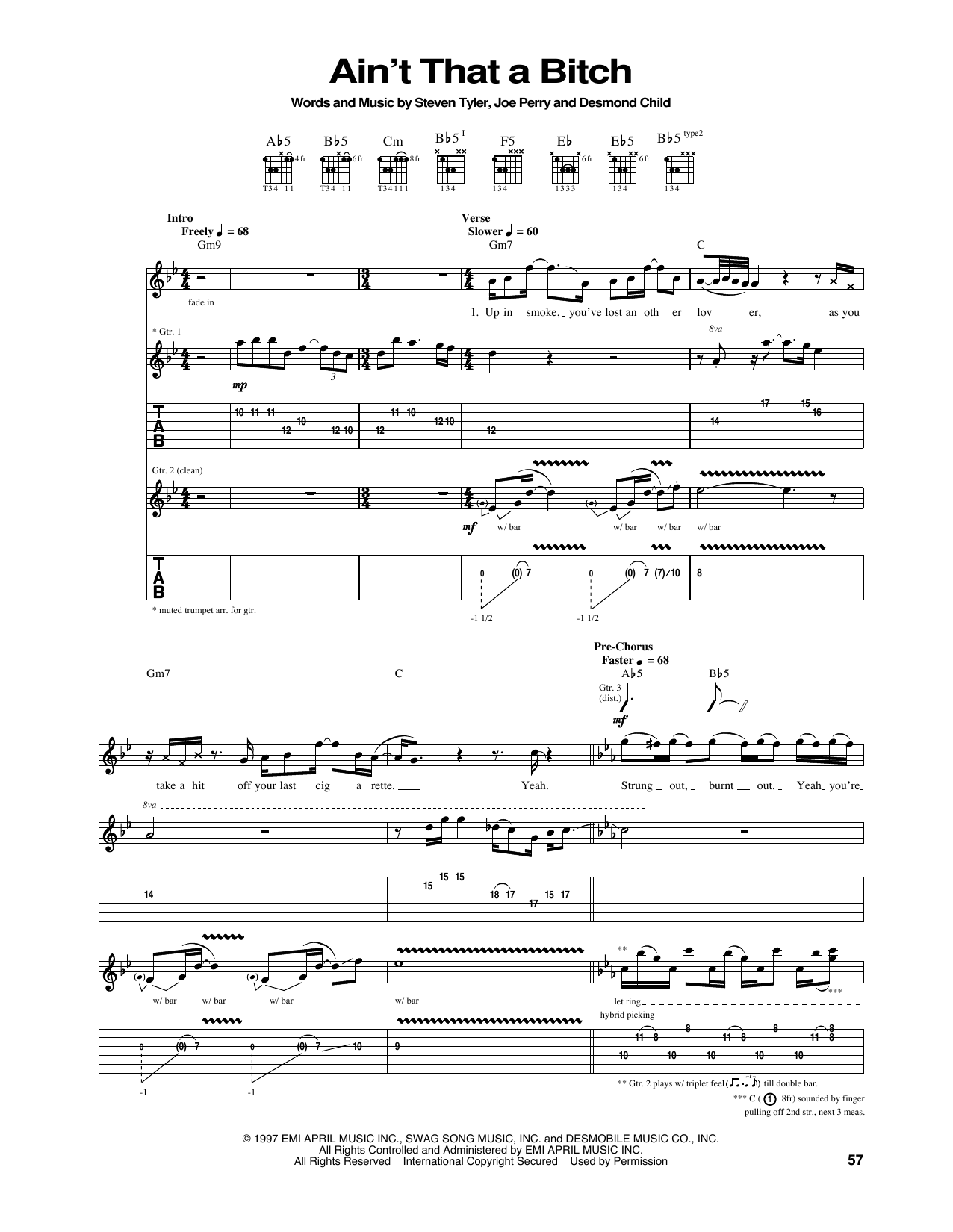 Product gallery: Page 1 of 1 Ain't That A Bitch, Aerosmith