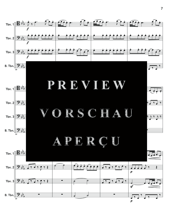 Product gallery: Page 11 of 11 Serenade from Eine Kleine Nachtmusik, , (Trombone quartet)