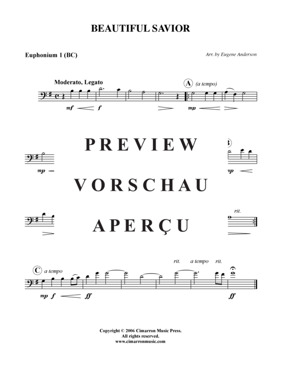 Product gallery: Page 3 of 8 Beautiful Savior , , (Tuba Quartet: 2x Baritone, 2xTuba)