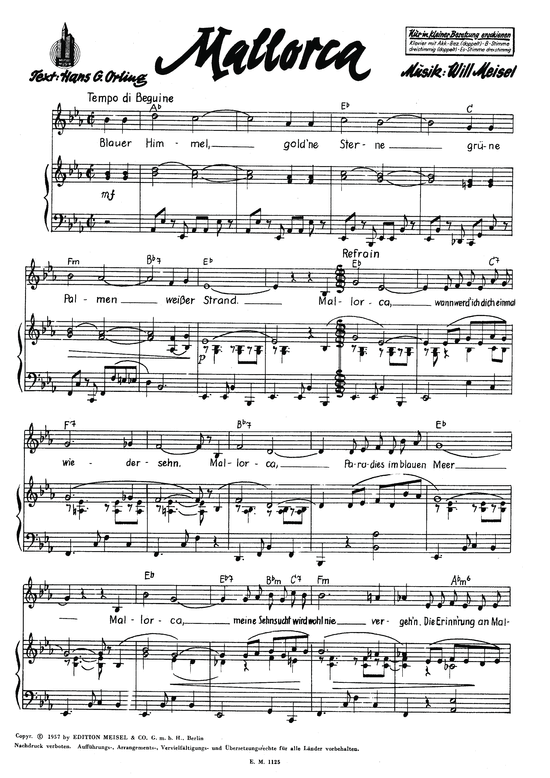 Produktbild zu: MallorcaBeguine