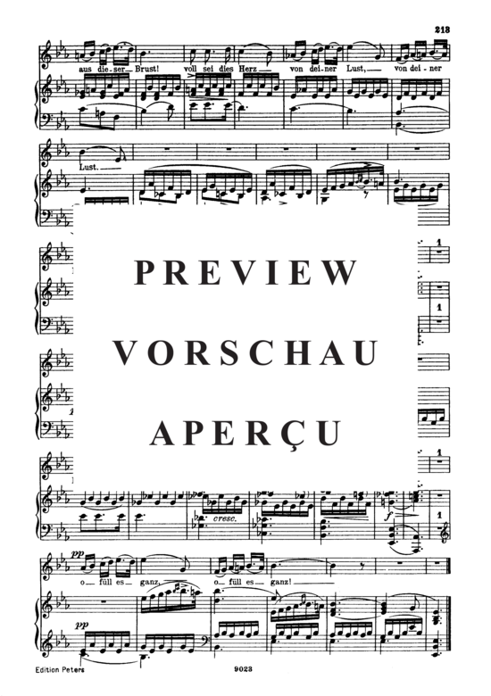 Produktgalerie: Seite 3 von 3 Du bist die Ruh D.776, , Gesang hoch und Klavier