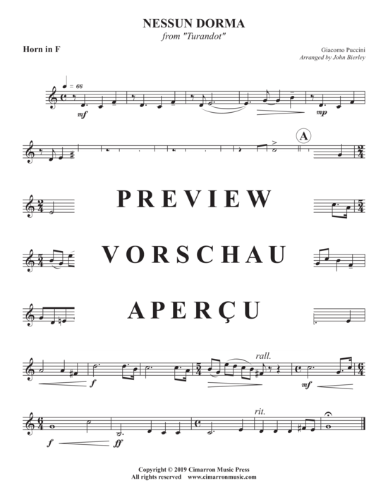 Produktgalerie: Seite 7 von 9 Nessun Dorma , , (Blechbläser Quintett)