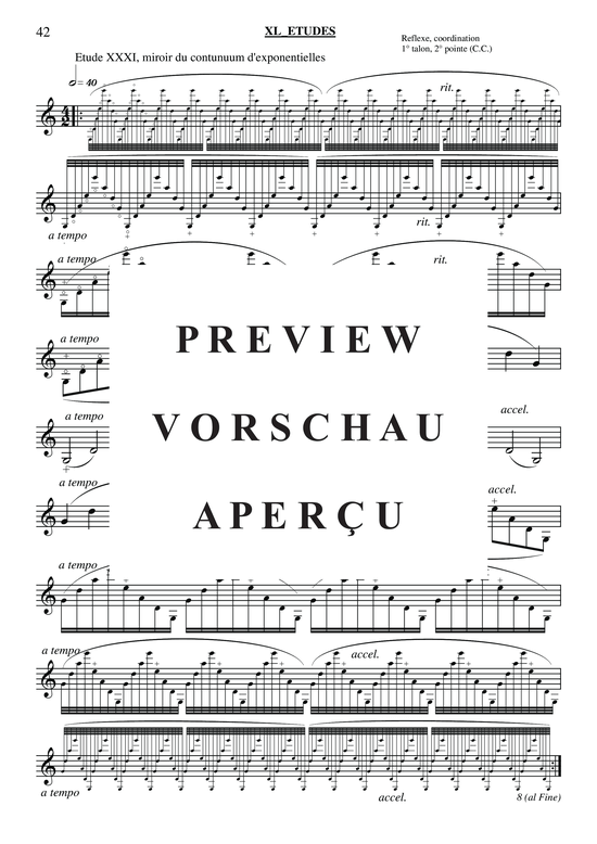 gallery: 40 Études for Violin , , (Geige Solo)