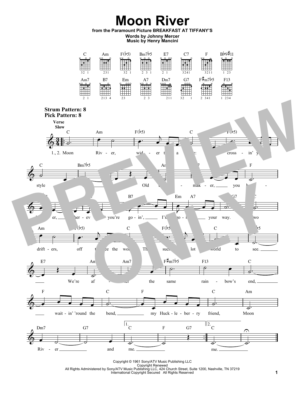 Product picture to: Moon River