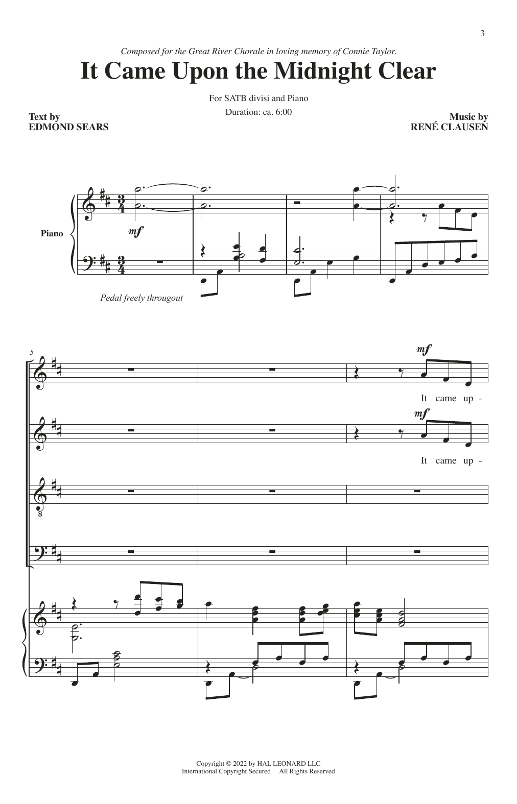 Produktbild zu: It Came Upon The Midnight Clear