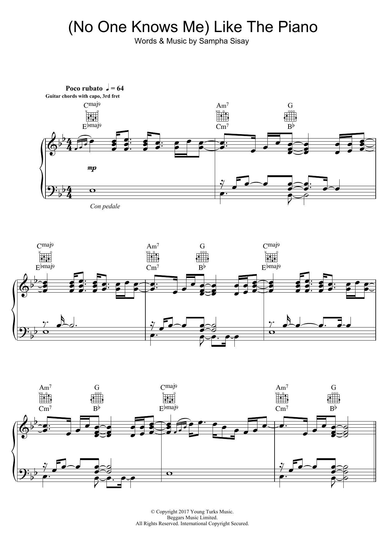 Produktbild zu: (No One Knows Me) Like The Piano