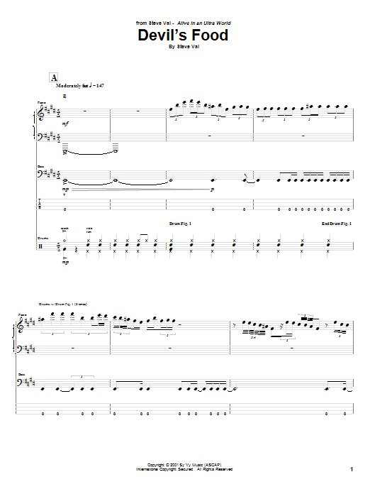 Produktgalerie: Seite 1 von 1 Devil's Food, Steve Vai, Gitarre