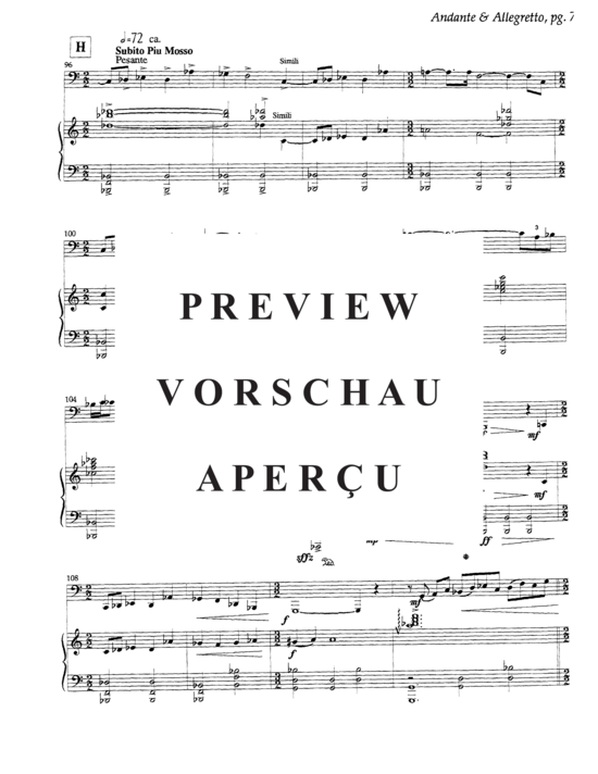 Produktgalerie: Seite 9 von 21 Andante and Allegretto , , (Tuba + Klavier)