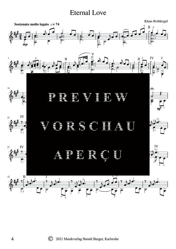 Product gallery: Page 5 of 11 Eternal Love, , Guitar solo