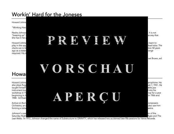 Produktgalerie: Seite 4 von 11 Workin´ Hard for the Joneses, , (Tuba Ensemble 5x Tuba und Combo Band)