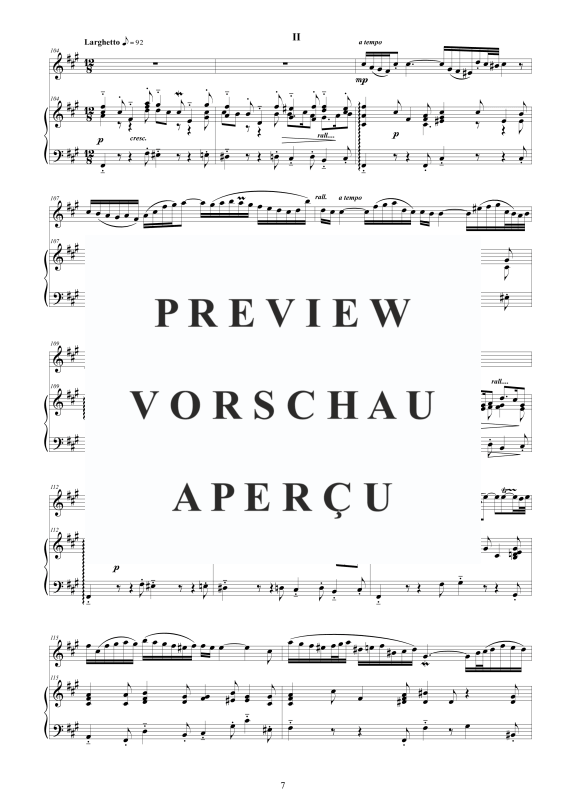 Product gallery: Page 8 of 11 Oboen Konzert in A-Dur BWV 1055, , Oboe and Piano