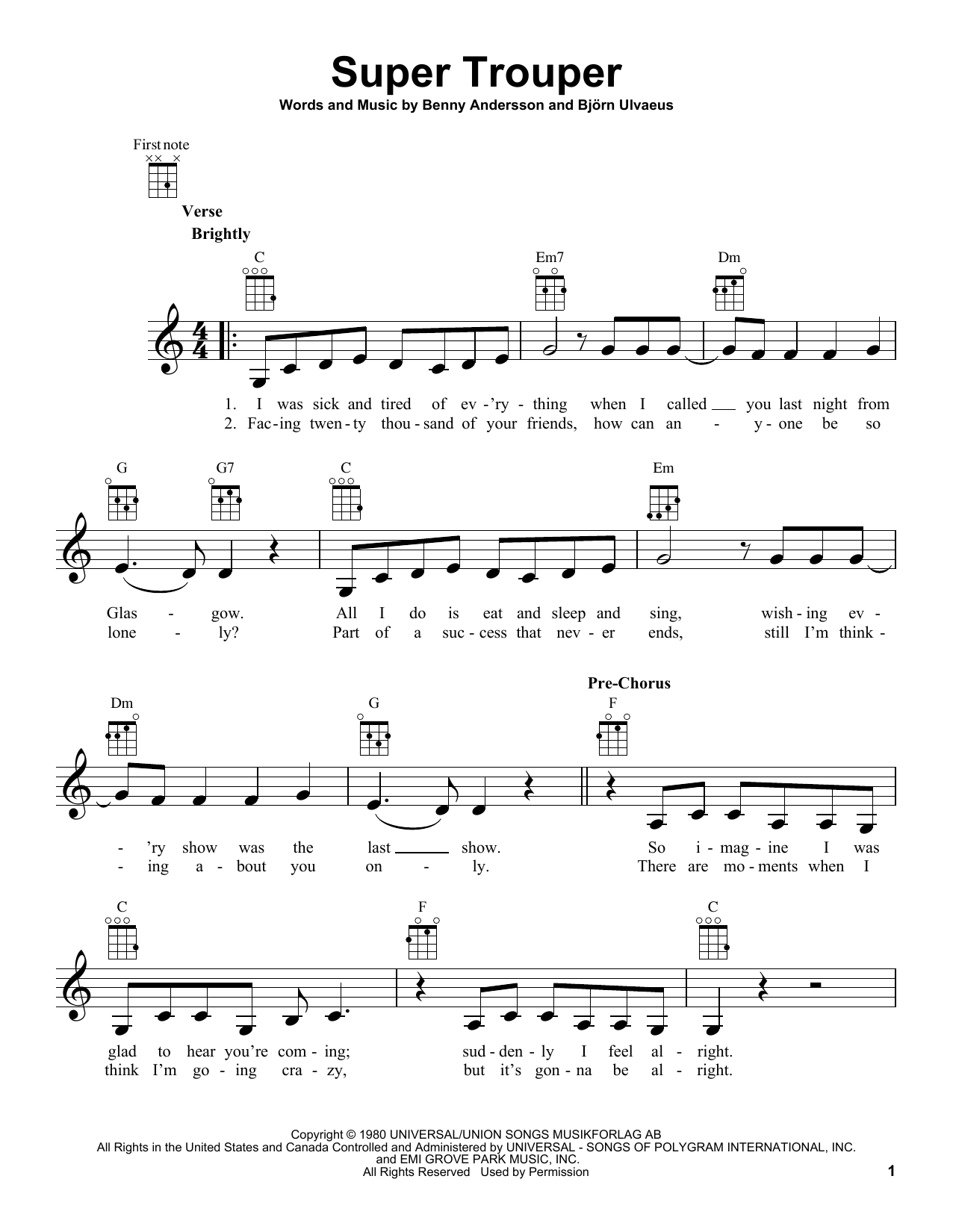 Product gallery: Page 1 of 1 Super Trouper, ABBA