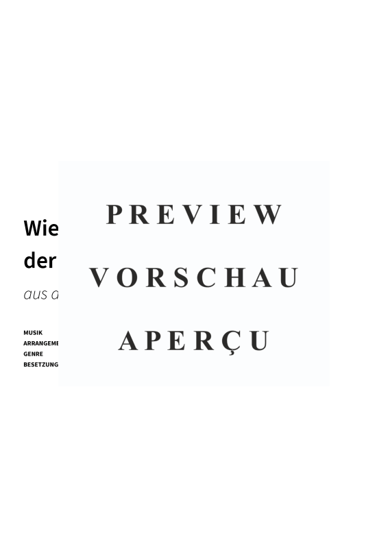 Produktgalerie: Seite 3 von 9 Wie schön leuchtet der Morgenstern - aus dem Album Barock und Jazz zum Fest, , Klarinetten Duett für 2 Klarinetten in B