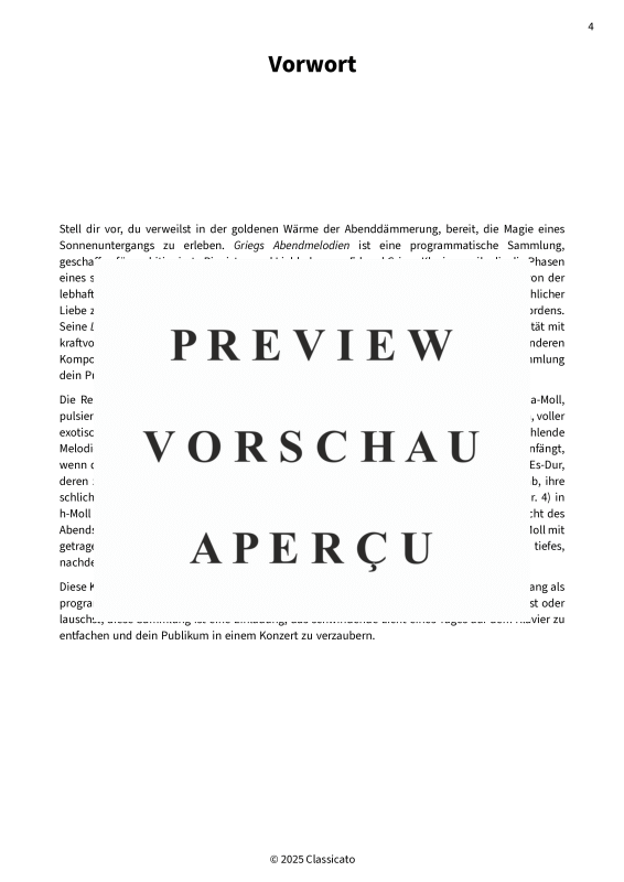 Product gallery: Page 6 of 11 Griegs Abendmelodien, , Piano Solo