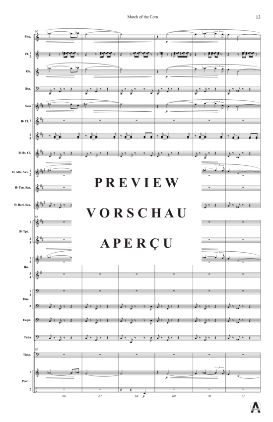 Produktgalerie: Seite 16 von 21 March of the Corn , , (Concert Band)