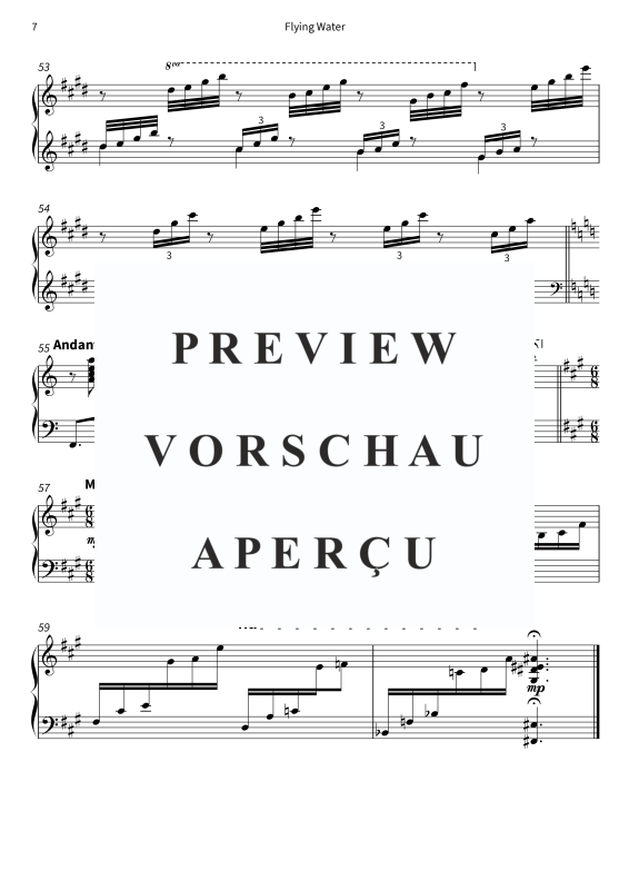 Produktgalerie: Seite 9 von 9 Flying Water, Berlin, Daniela, Klavier Solo