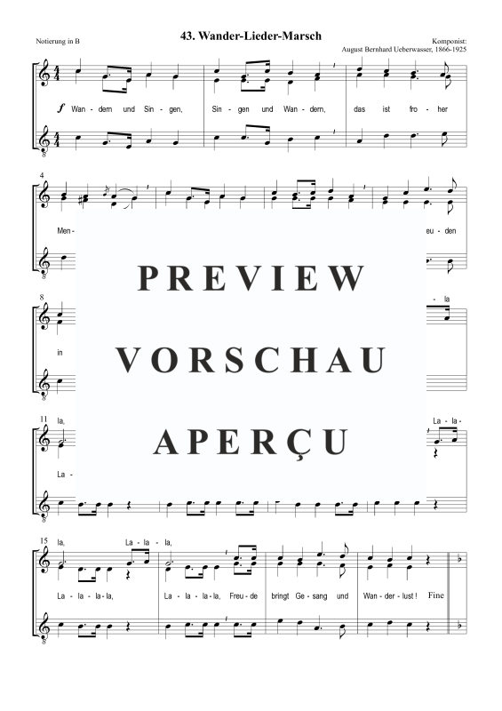 Product gallery: Page 4 of 5 Wander-Lieder-Marsch, , Trombone Choir