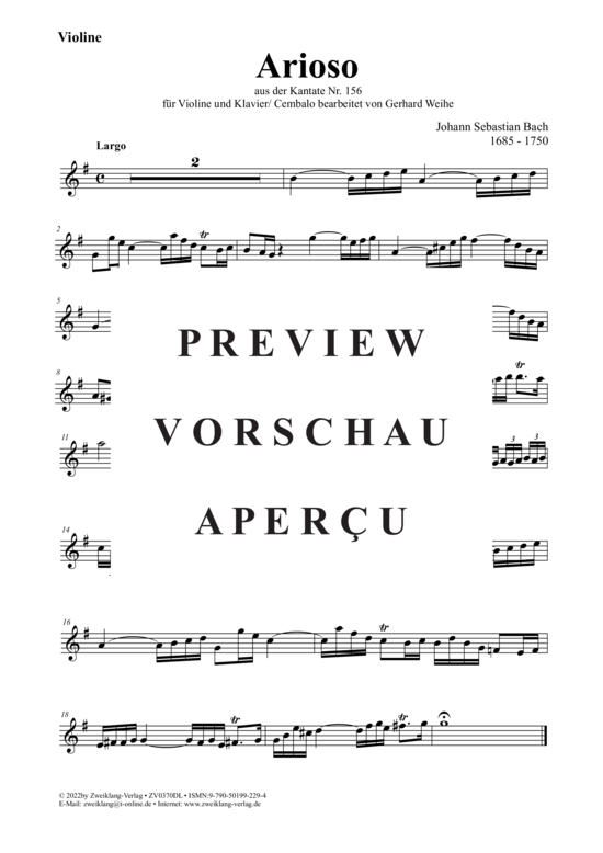 gallery: Arioso , , (Violine + Klavier)