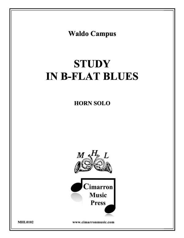 cover: Study in Bb Blues, , Horn Methoden/Studien/Etüden
