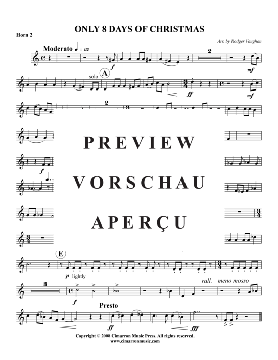 Produktgalerie: Seite 19 von 21 Weihnachtsvergnügen Teil 5 , , (Hornquartett)