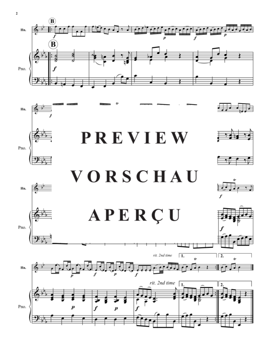 Product gallery: Page 3 of 7 Sonata VI , , (horn in F + piano)