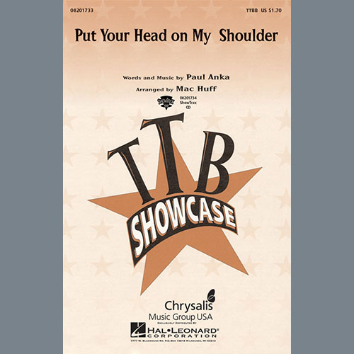 Produktbild zu: Put Your Head On My Shoulder (arr. Mac Huff)