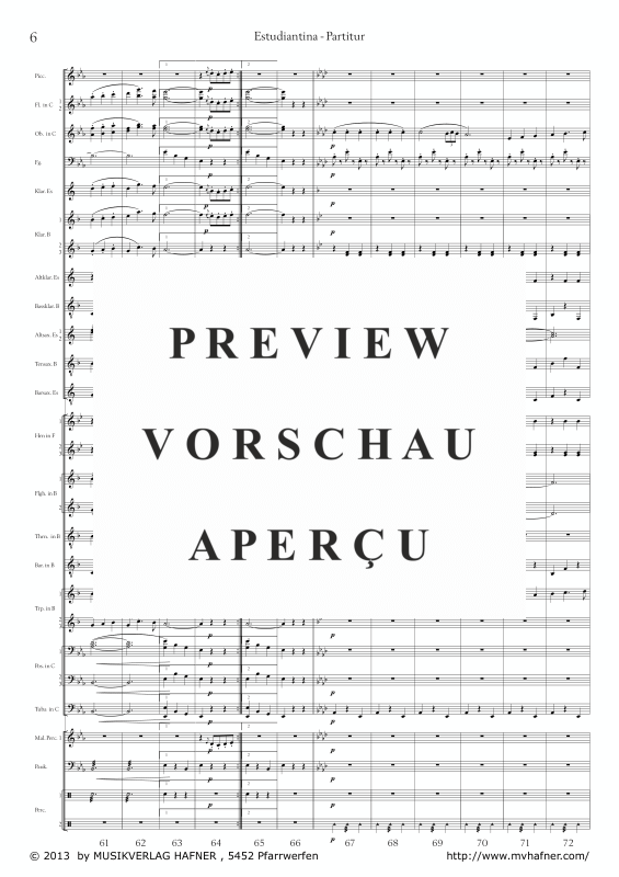 Product gallery: Page 11 of 11 Estudiantina, , (large wind orchestra)