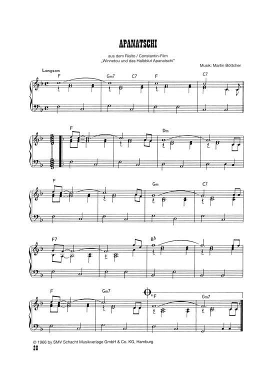 Product picture to: Apanatschi Karl May Filmmelodie