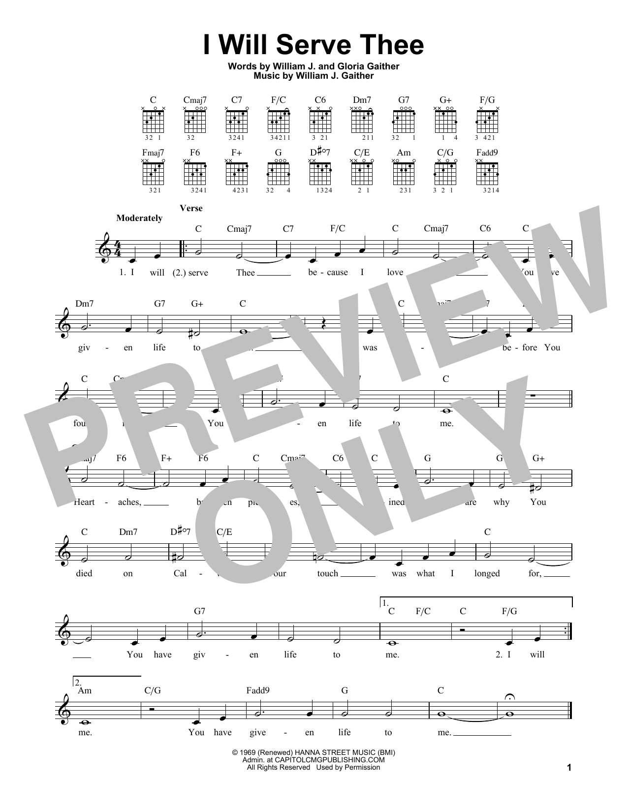 Produktbild zu: I Will Serve Thee