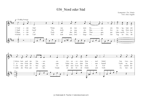 Product picture to: Nord oder Süd Chr. Schulz 