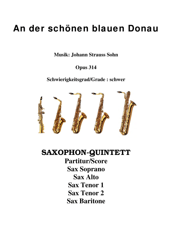 Produktbild zu: An der schönen blauen DonauJohann Strauss