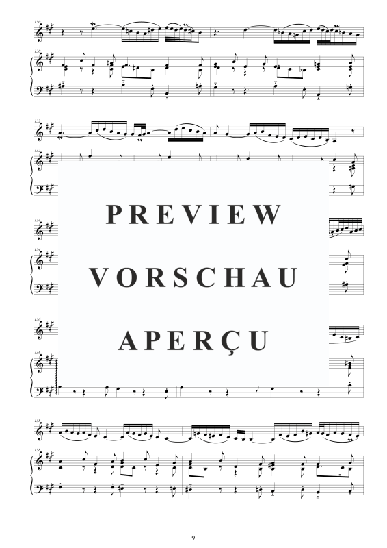 Product gallery: Page 10 of 11 Oboen Konzert in A-Dur BWV 1055, , Oboe and Piano