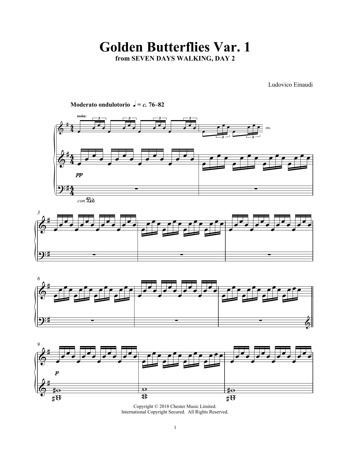 Produktbild zu: Golden Butterflies Var. 1 (from Seven Days Walking: Day 2)