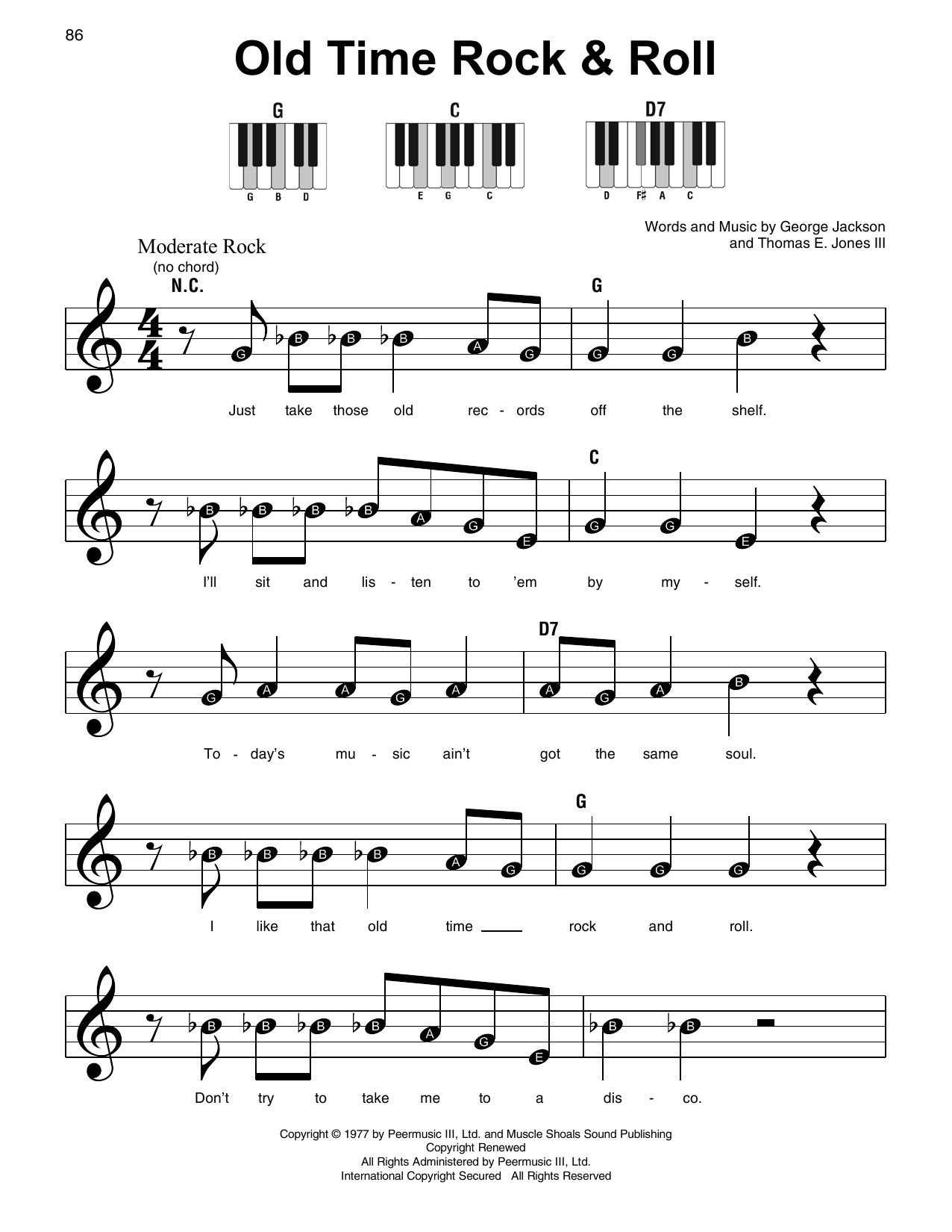 Product picture to:  Old Time Rock & Roll - Bob Seger