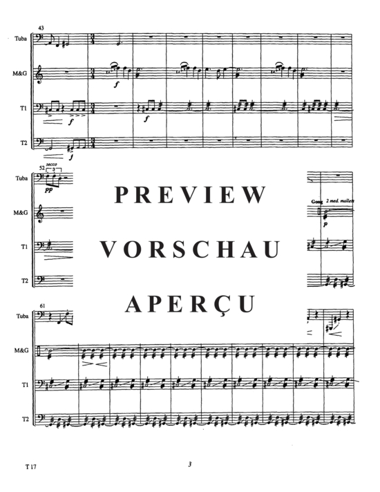 Produktgalerie: Seite 5 von 21 Cortege , , (Tuba + Percussion)