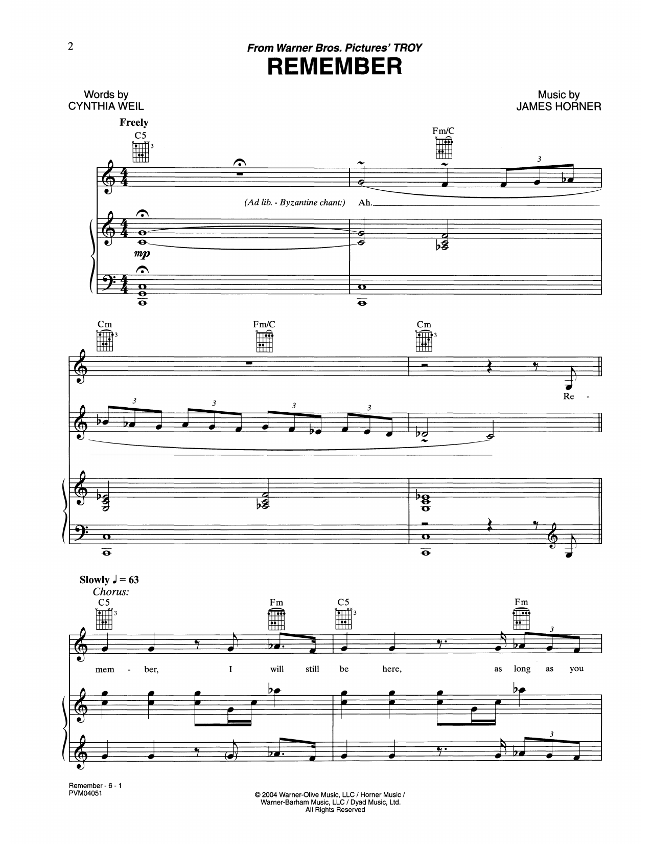 Produktbild zu: Remember (from Troy)