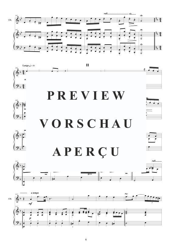 Produktgalerie: Seite 7 von 11 Concerto in G minor (I47a), , Oboe und Cembalo
